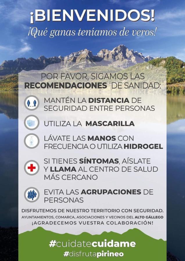 Hotel Bocale Sallent De Gallego Bagian luar foto